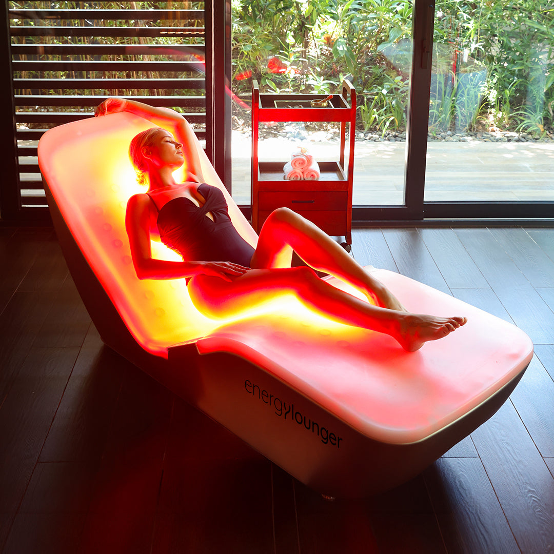 EnergyLounger — Red Light Therapy Lounge + FREE Blanket + 2-Hour Expert Consultation with Barry Warrington