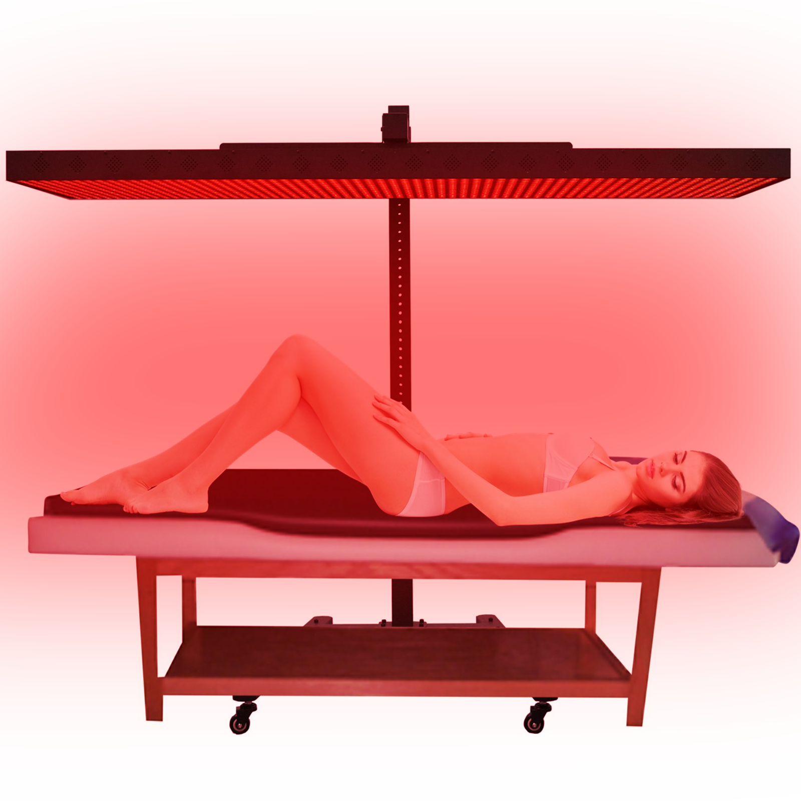 EXESAS Horizontal  Rolling Stand for EXESAS Red Light Therapy Panels, Compatible only with EXESAS Panels. (Stand Only, Panel Sold Separately)