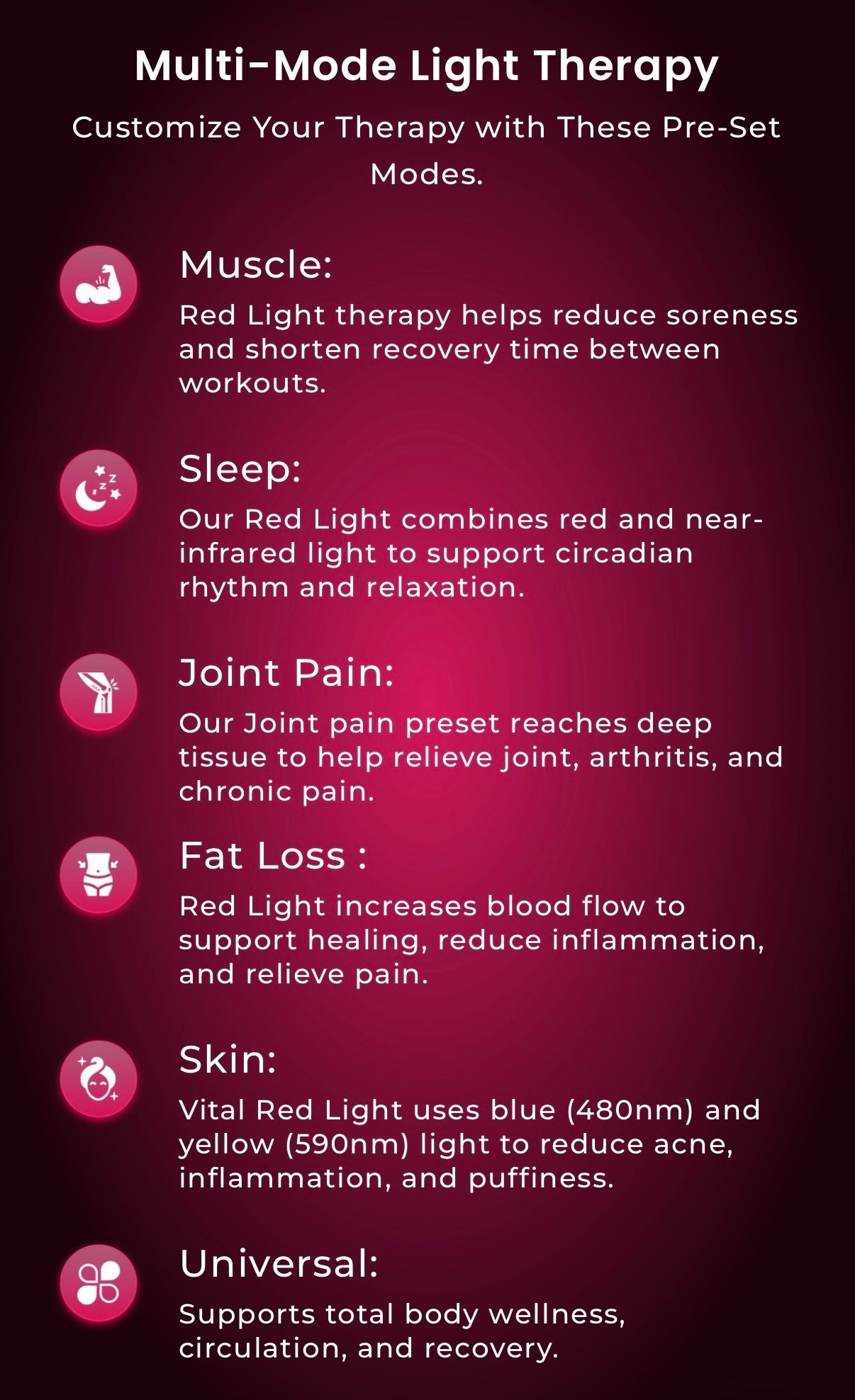 Vital Premier Red Light Panel