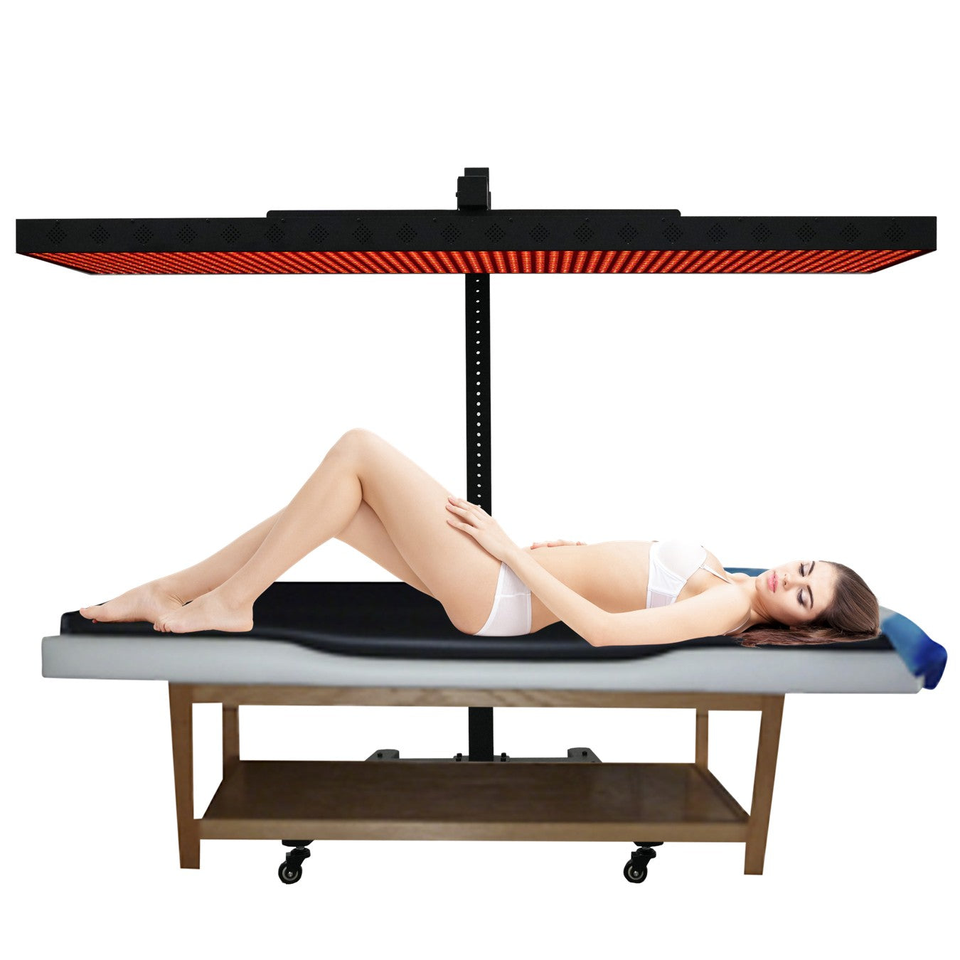 EXESAS Horizontal  Rolling Stand for EXESAS Red Light Therapy Panels, Compatible only with EXESAS Panels. (Stand Only, Panel Sold Separately)